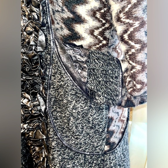 Vintage Dolce Cabo wool blend SweaterCoat - Picture 4 of 12